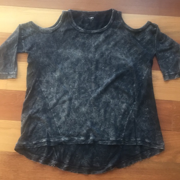 Three Dots 3/4 sleeve tie dye shirt - Picture 1 of 4
